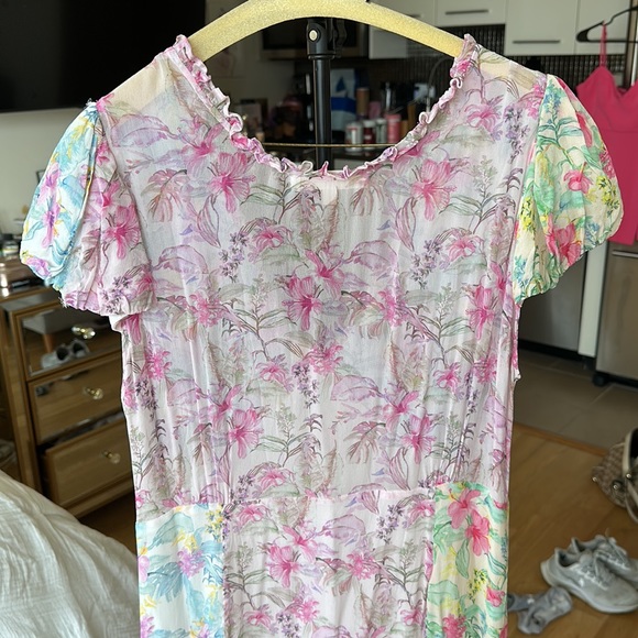 LoveShackFancy Flower Mini Dress - Picture 10 of 12